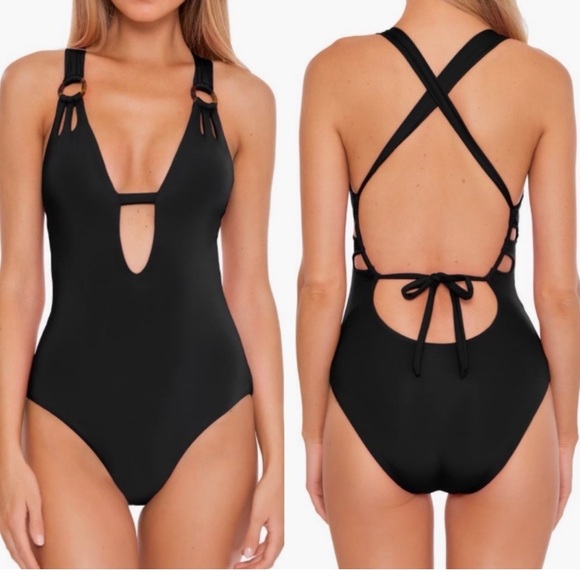 Becca One Piece Swimsuit- Brand New 🌴🏖🌴🌴🌴 - Picture 1 of 11